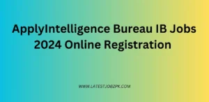 Intelligence Bureau IB Jobs 2024 Online Registration