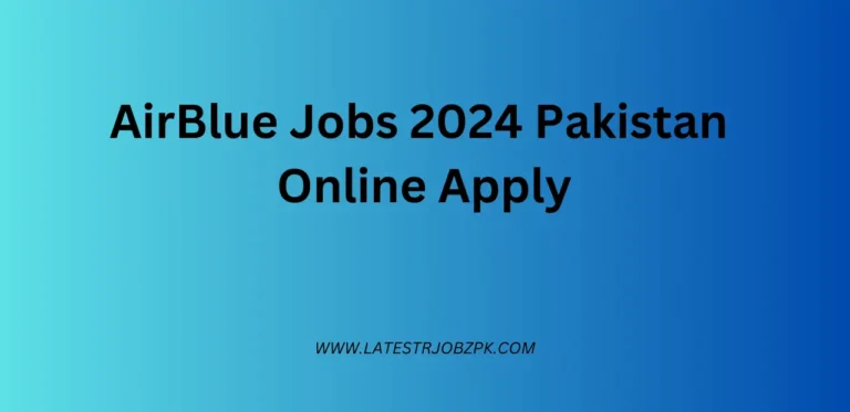 AirBlue Jobs 2024 Pakistan Online Apply